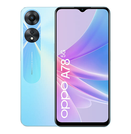Oppo A78 5G blue