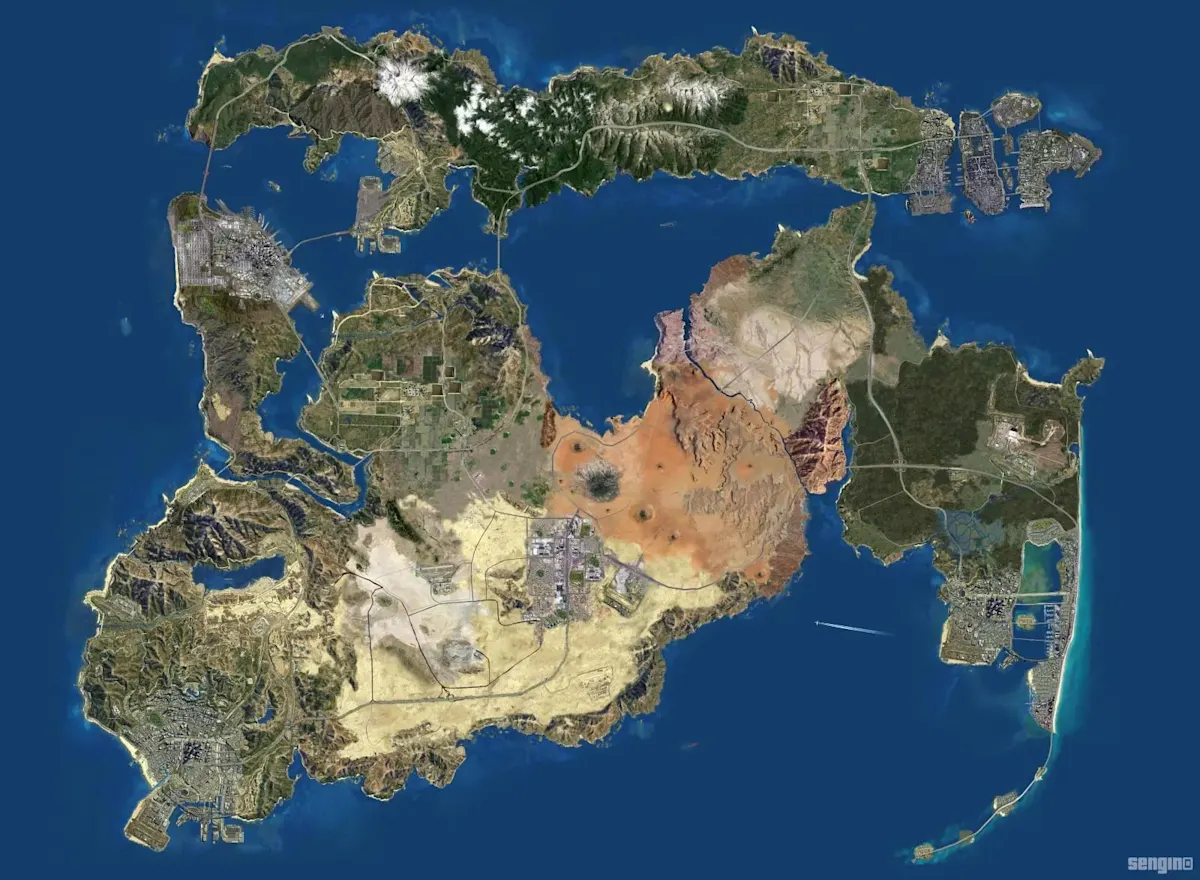 GTA 6 mappa