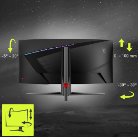 schermo mag girato su uno sfondo grigio