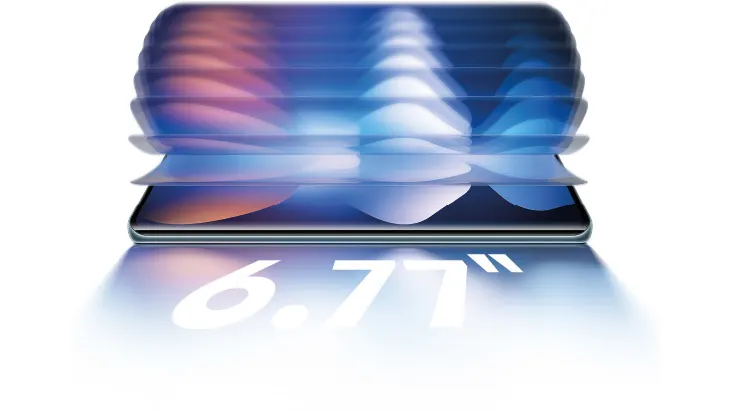 smartphone con ripetizione dello schermo