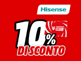 -10% SELEZIONE TV HISENSE CON MW CLUB
