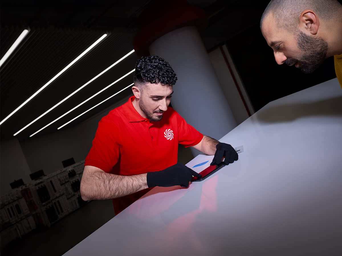upscreen Pellicola Protettiva per Yaesu FT-710 Protezione Schermo Hybrid Glass - 9H Durezza