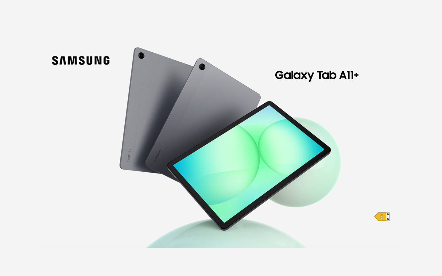 Samsung Galaxy Tab A11+ etichetta energetica B