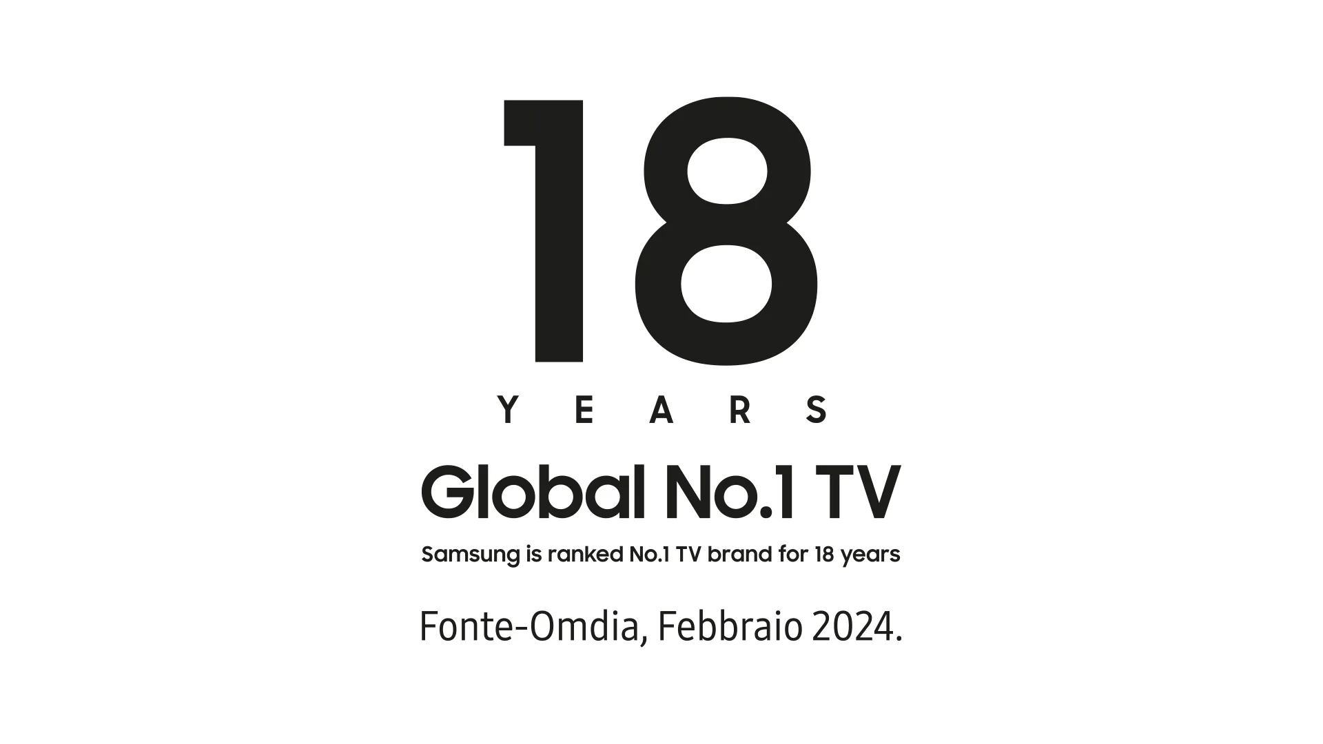 18 years /  TV AI / Samsung [dal 24.04]