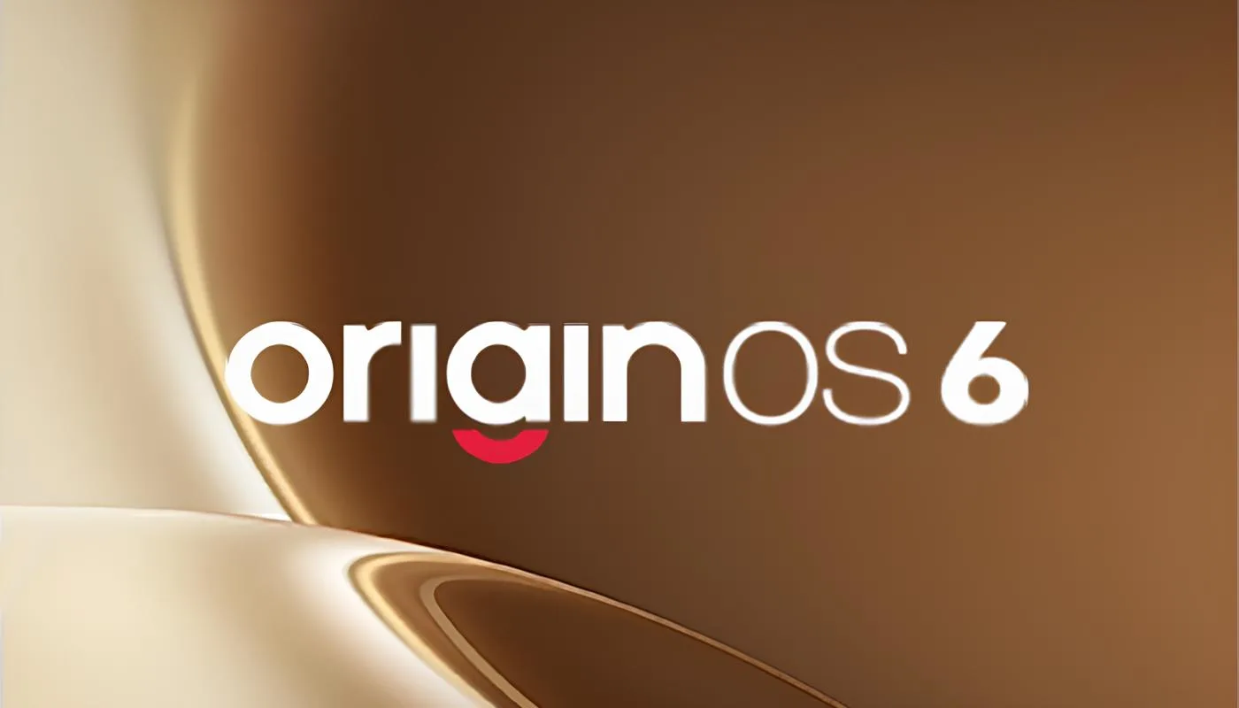 Origin OS 6 su sfondo marroncino