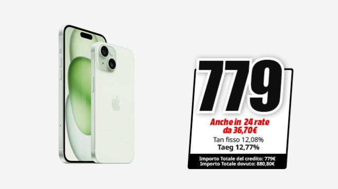 trade apple spring days / 187825 iPhone 15 128GB / [19-21 aprile]
