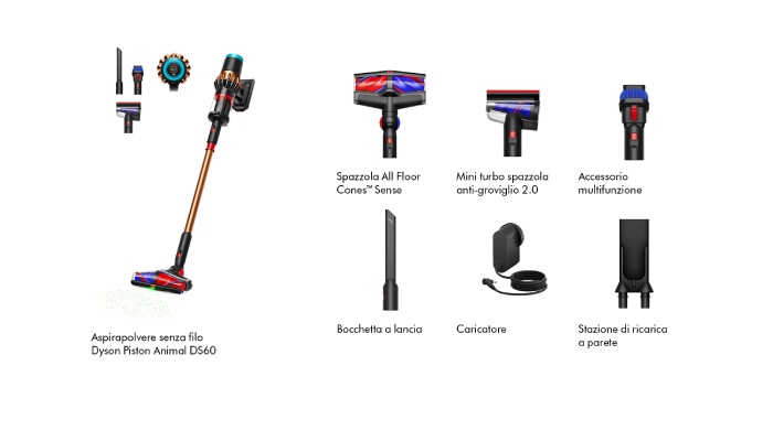 dyson v16 piston animal con informazioni riguardanti tutte le opzioni