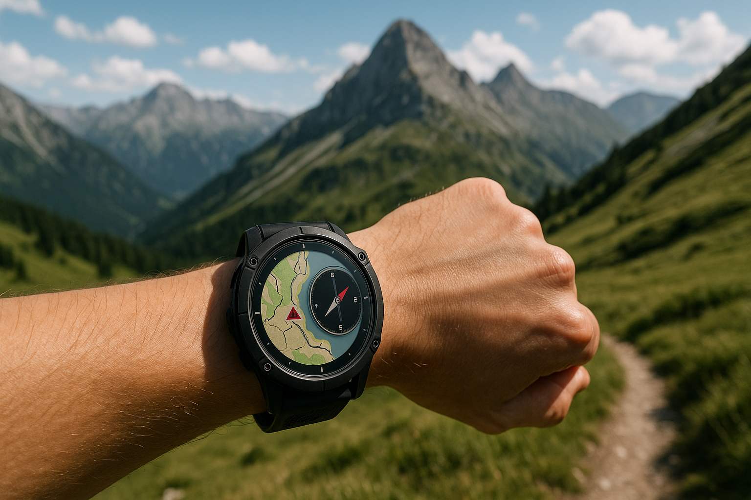 smartwatch con bussola e gps