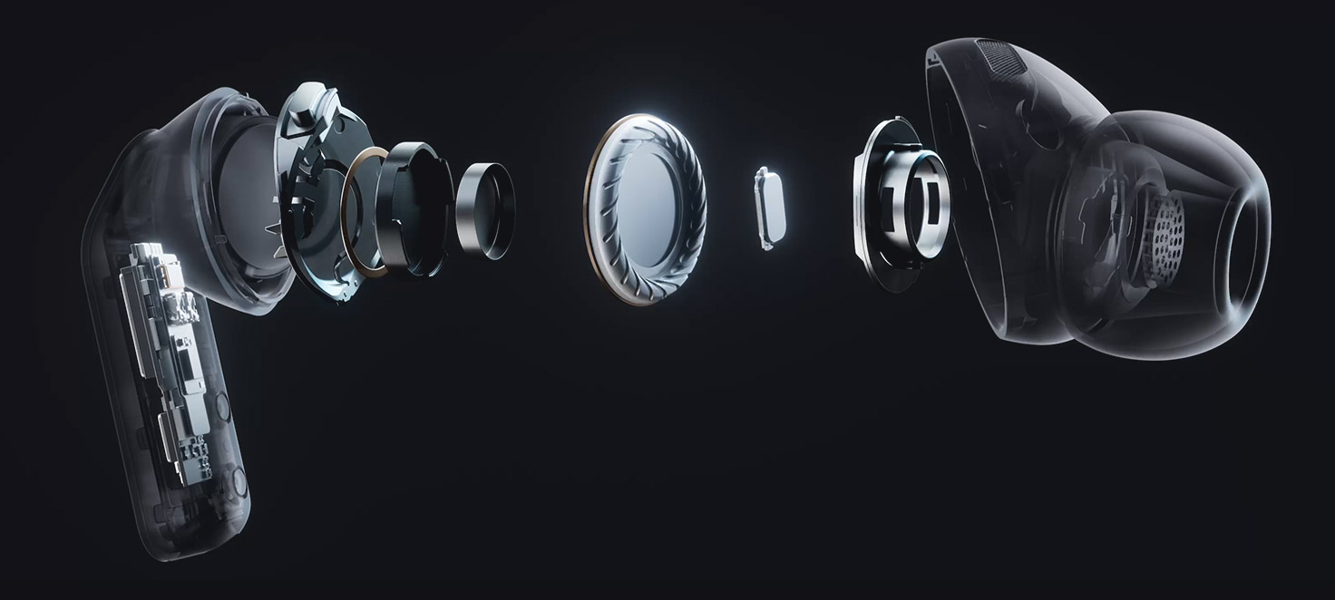 meccanica interna degli auricolari galaxy buds4 pro