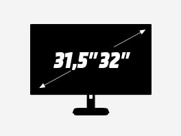 Monitor 31,5'' - 32''