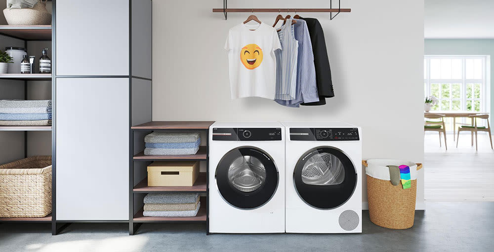 Lavatrici e asciugatrici Serie 8 di Bosch, connesse e attente all'ambiente