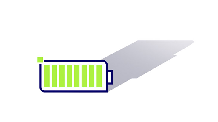 icona di una batteria