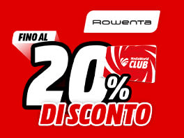 Rowenta: fino al -20% con MW CLUB