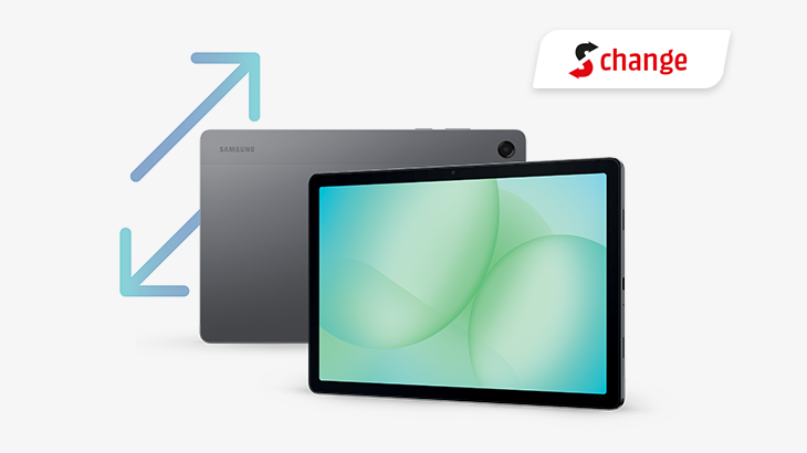 Tab A11+ con logo SChange