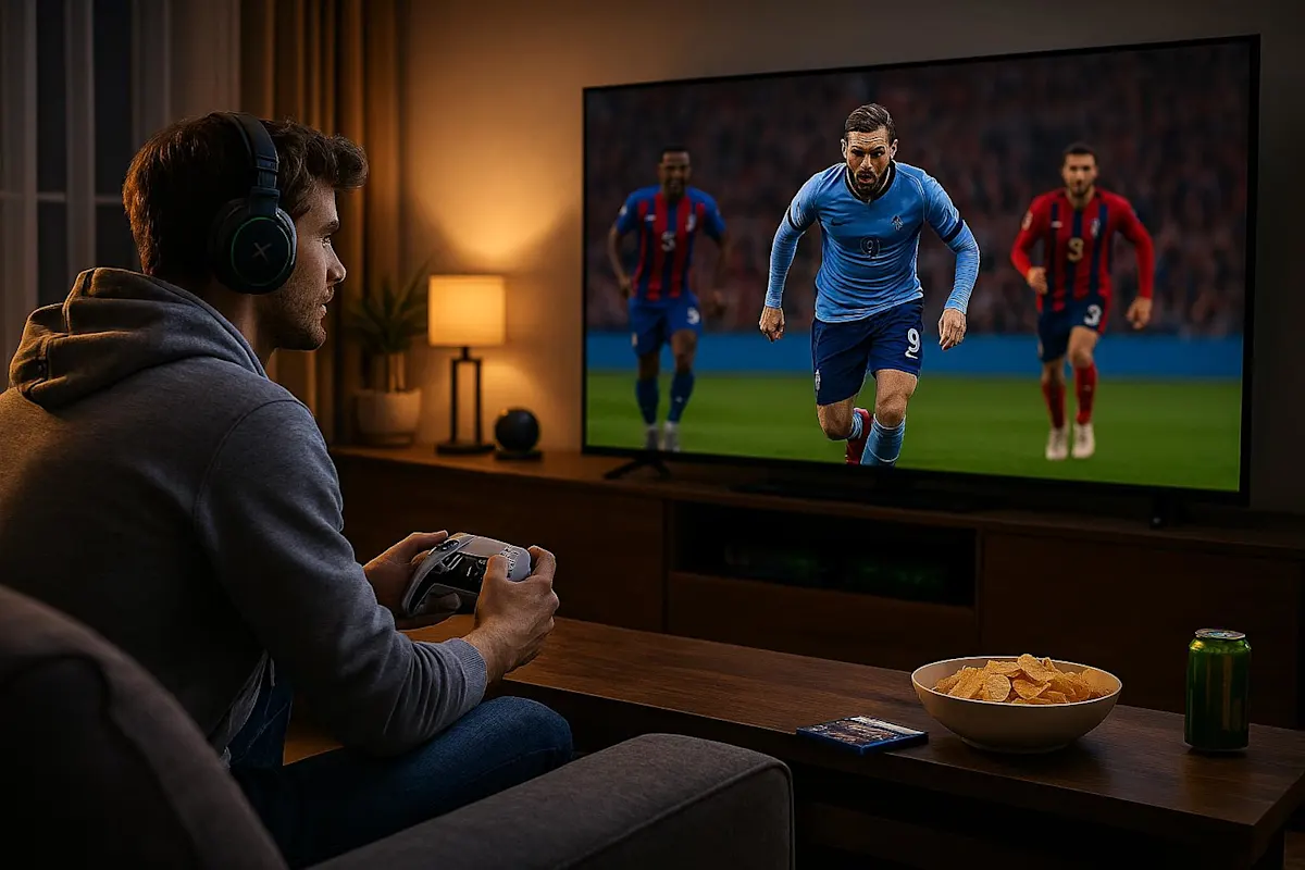 persona che gioca con la xbox