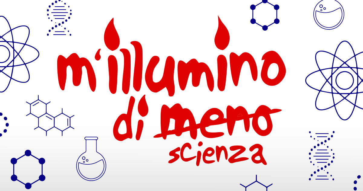 Sfondo verde con la scritta "M'illumino di meno", data 16 Febbraio 2025, e un globo decorato con una bicicletta bianca.