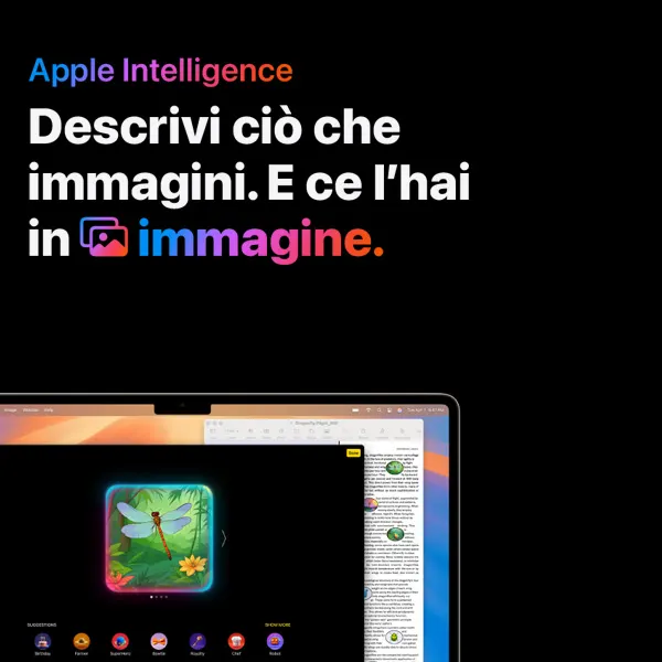 Pezzo di uno schermo con l'app delle immagini aperto e una immagine di una libellula