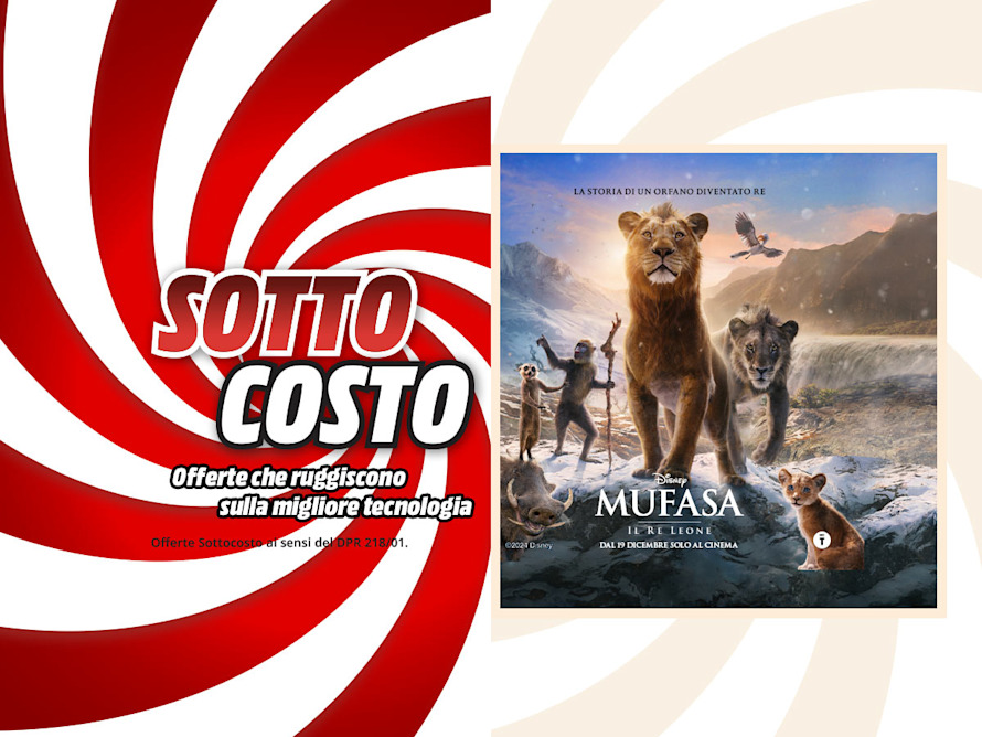 Volantino Sottocosto / generico - concorso Disney Mufasa [6-15 dicembre]