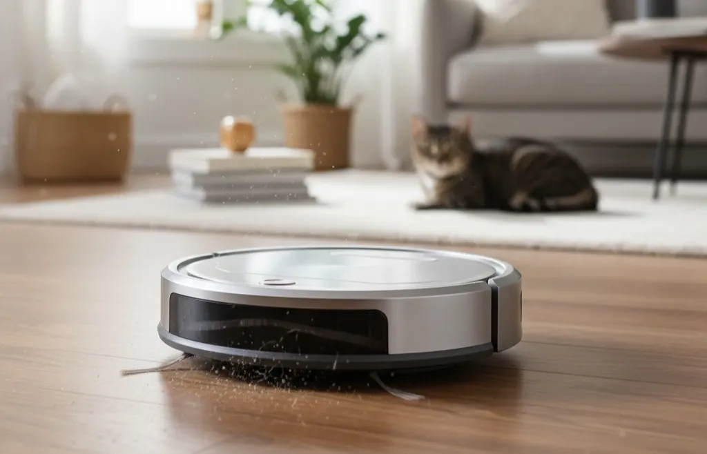 un Robot aspirapolvere