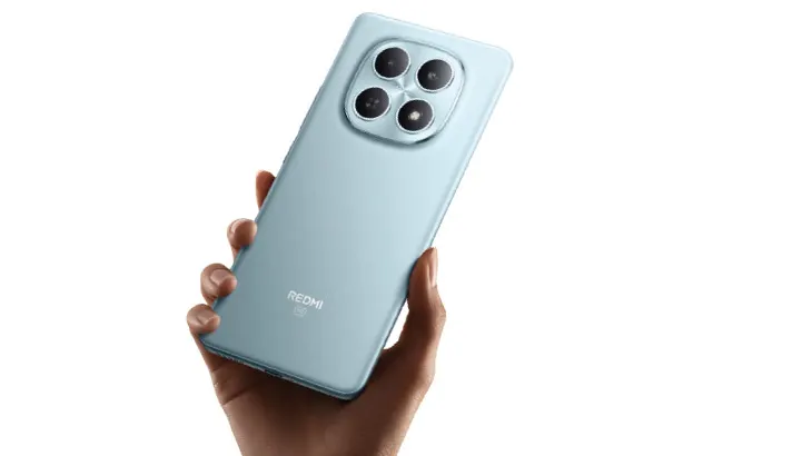 una mano che tiene uno smartphone redmi