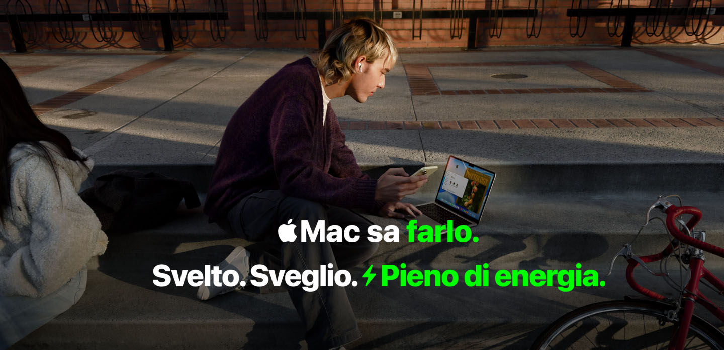 Mac sa farlo. Svelto. Sveglio. Pieno di energia.