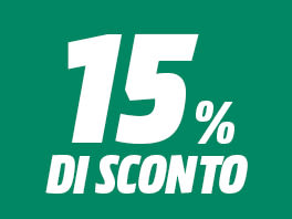 15% DI SCONTO