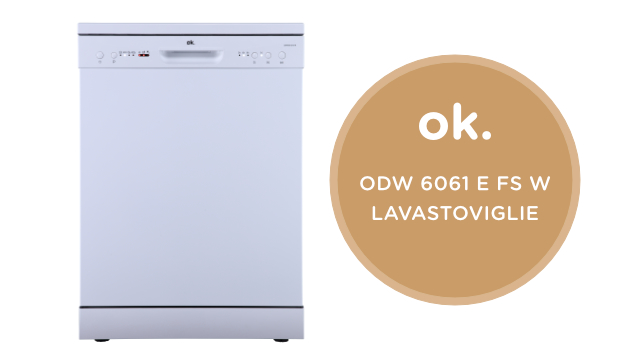 Ok Odw 6041 Fs E Fehlermeldung F2 Lavastoviglie OK ODW 6061 E FS W larghezza 59.8 cm | MediaWorld