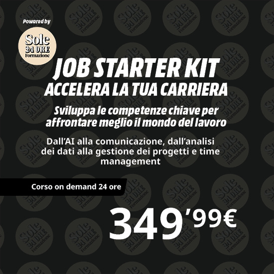 Job Starter Kit  Corsi economico-finanziari  Sole 24 ORE 