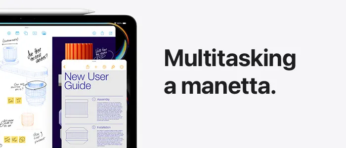 Una frazione di schermo di un MacBook con dei disegni sullo schermo