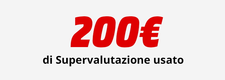 200€ di supervalutazione usato