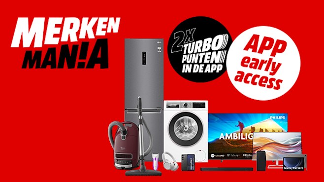 Merken mania exclusief in de app