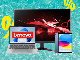Laptop, tablet, monitor & printer vakantiegeld deals