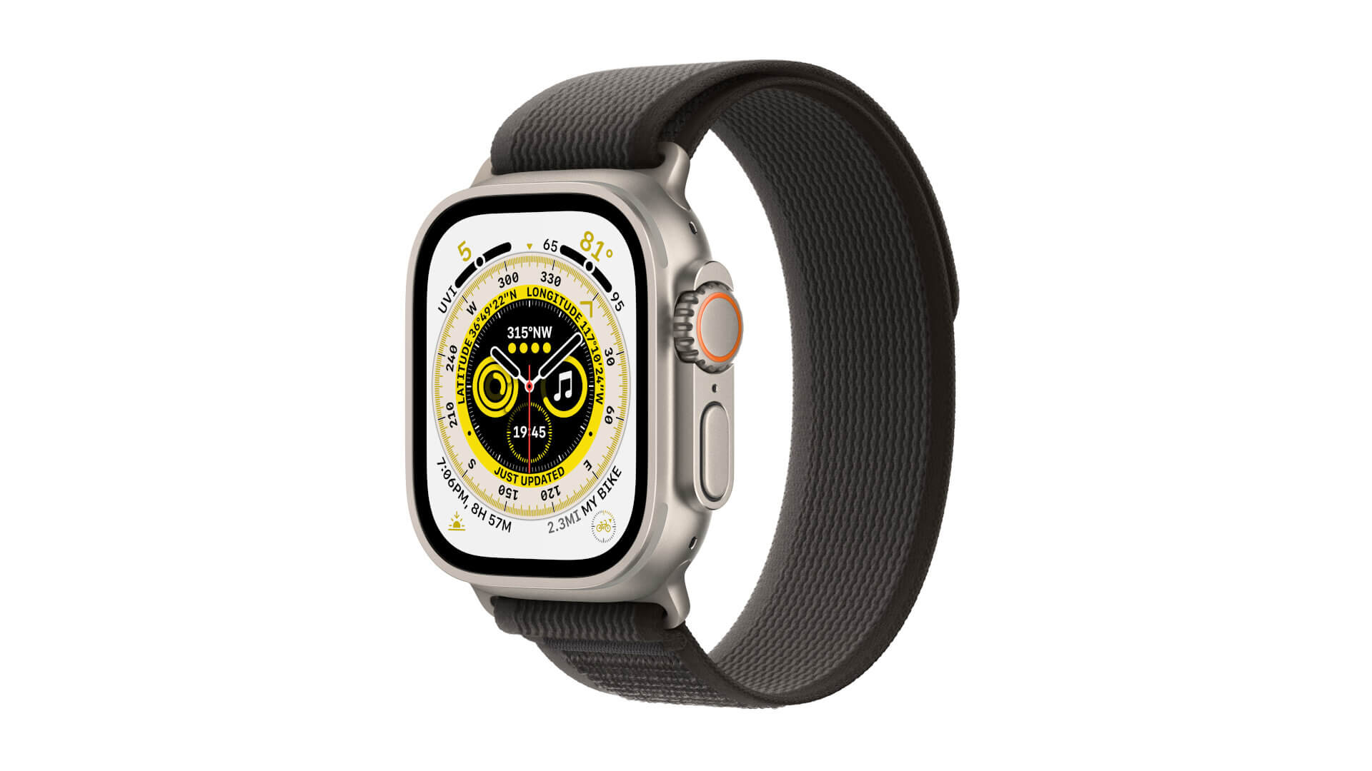 1738585 WATCH ULTRA GPSCEL 49MM BLACK M/L
