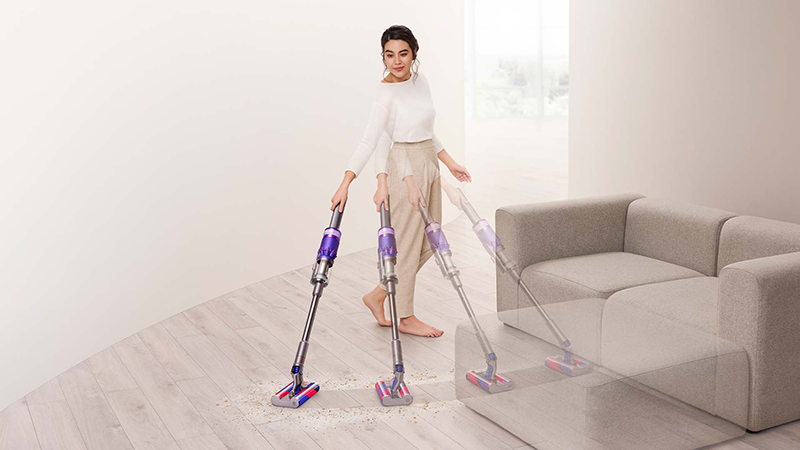 Omni-glide, de stofzuiger voor harde vloeren.