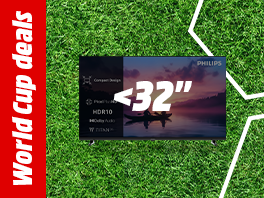 Small televisions: 32"