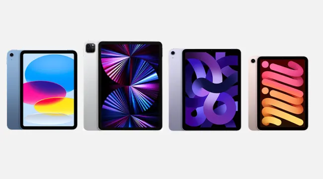 Apple-iPads vergelijken: alle modellen op een rij
