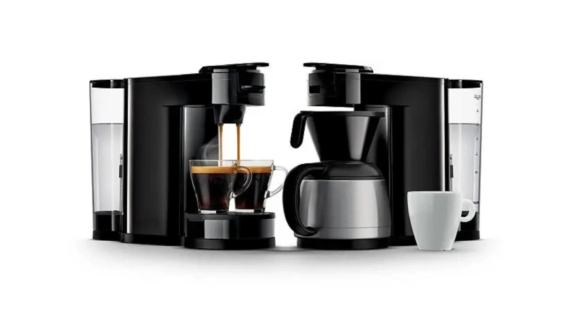 Thermische koffiekan en ontkalkingsprogramma