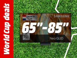 Large televisions: 65" and up to 85''