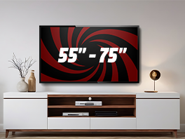 Middelgrote TV's   55'' - 75'' 