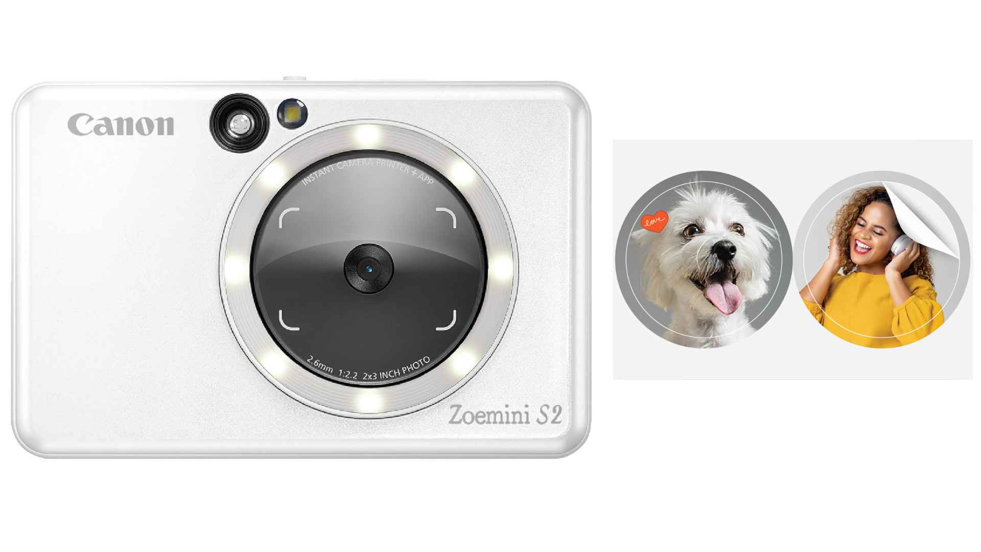 INST CAM ZOEMINI S2 PEARL WHITE