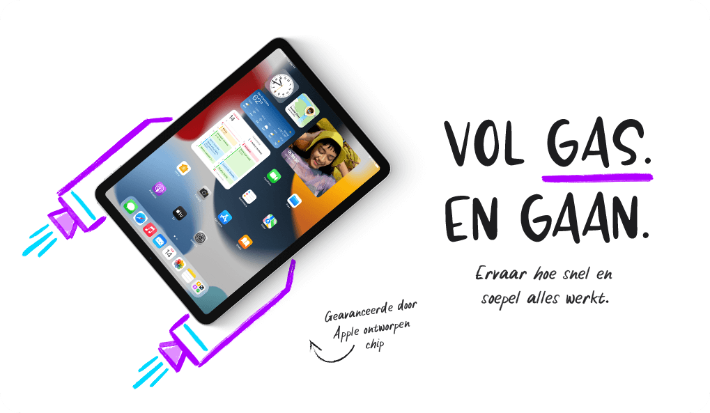 Apple - Doe meer op iPad - Vol gas en gaan