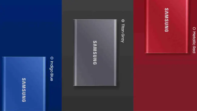 SAMSUNG SSD Portable T7 500 GB