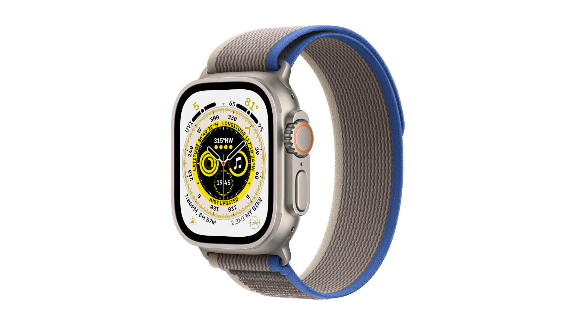 1738794 WATCH ULTRA GPSCEL 49 BLUEGRAYS/M