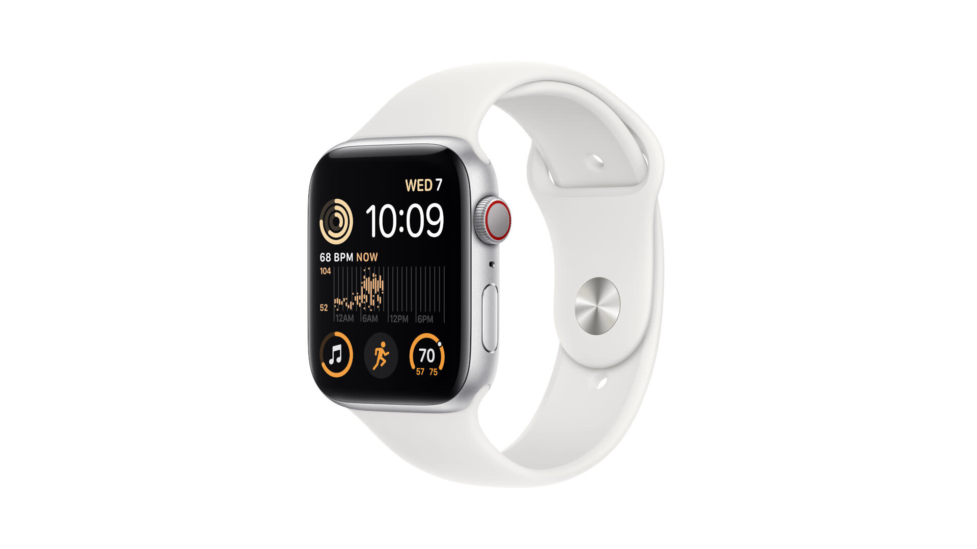 1738625 WATCH SE GPSCEL 44MM SLVR ALU WHIT