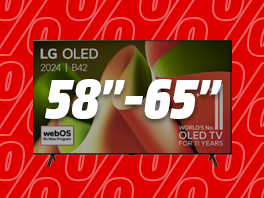 Middelgrote televisies 58''-65'' 