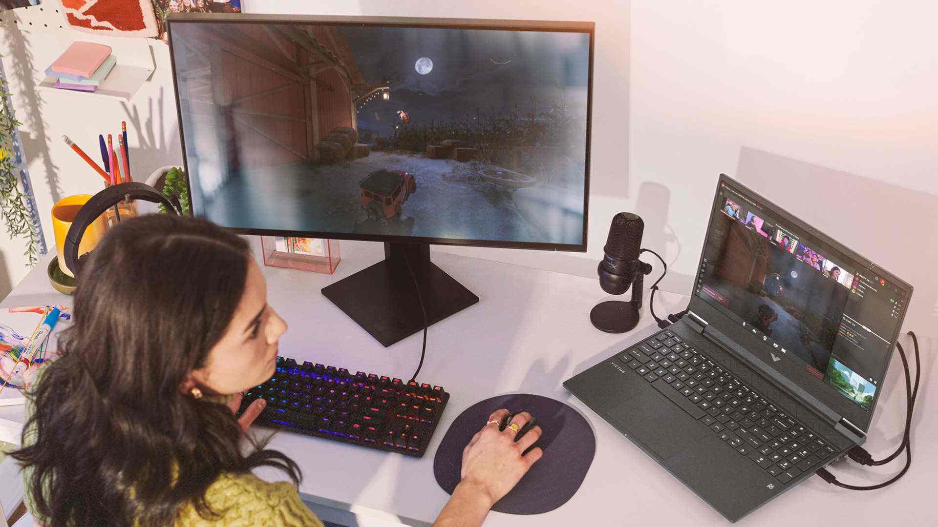 HP VICTUS 15-FA1888ND - 15.6 inch - Intel Core i5 - 16 GB - 512 GB - GeForce RTX 4050