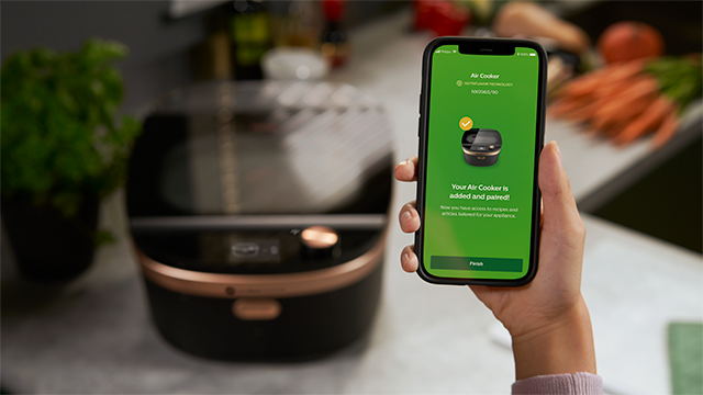 Philips Air Cooker - Samen kokkerellen met de NutriU-app