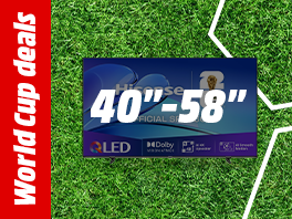 Medium-sized televisions: 40'' and up to 58''