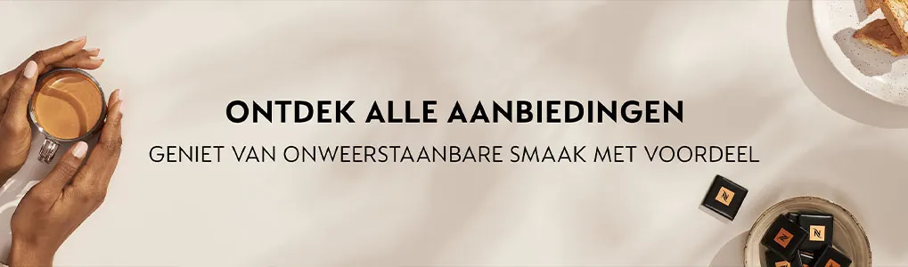 Profiteer nu van deze aanbiedingen bij aankoop van een Nespresso-machine 
