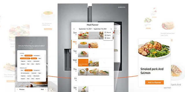 Samsung Family Hub - Foodmanagement